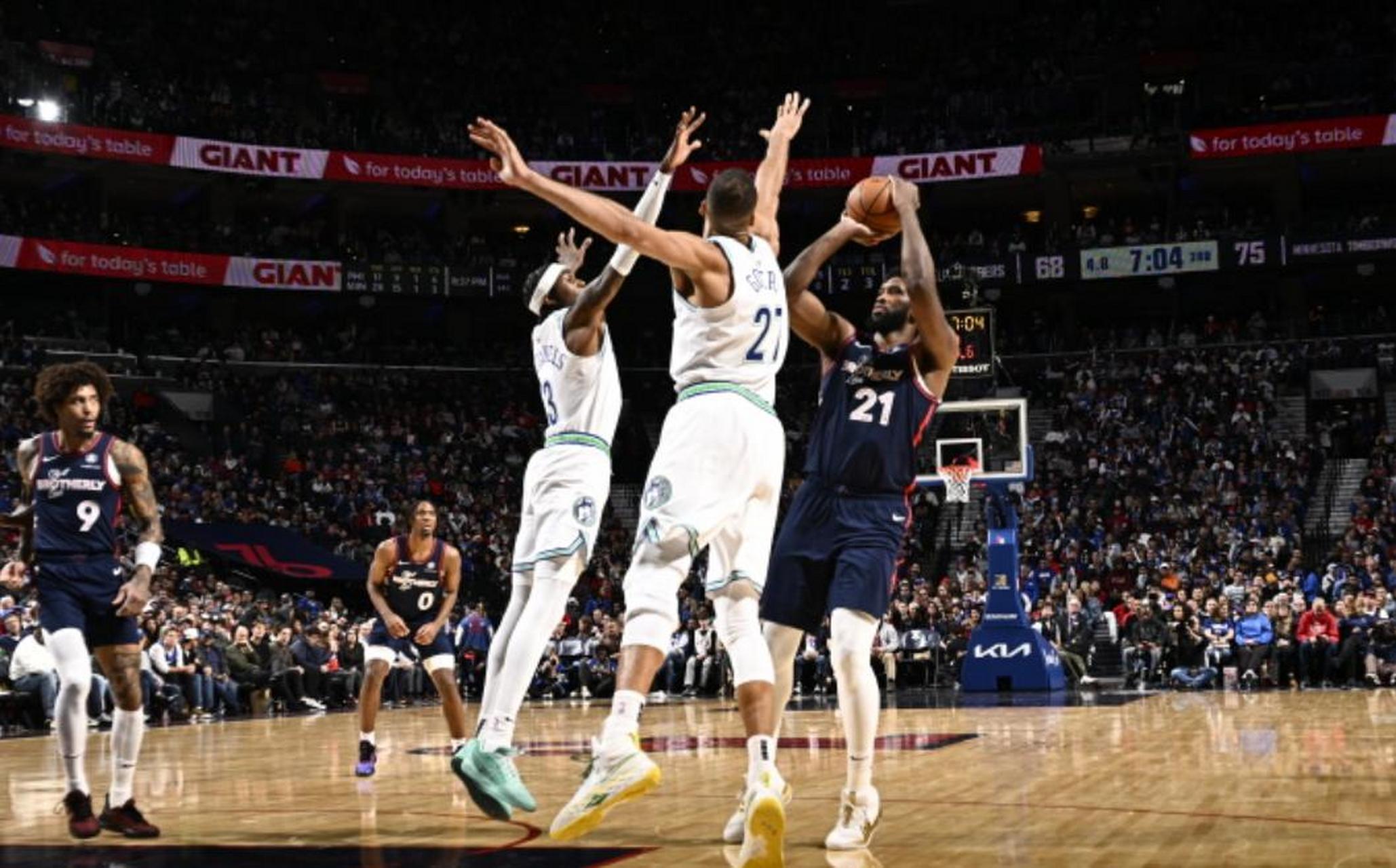 太阳力克热火，恩比德高光表现的简单介绍